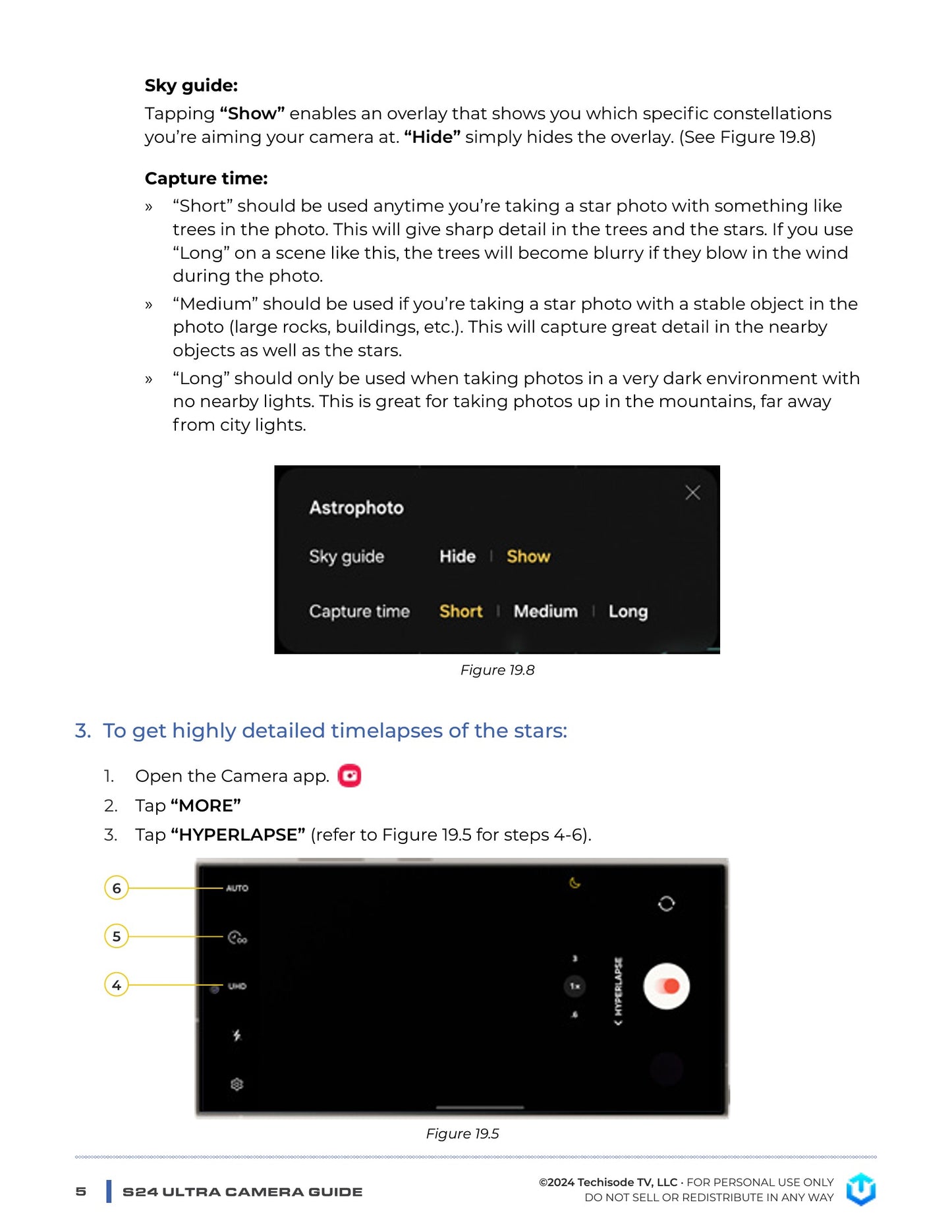 Sample Galaxy S24 Ultra Camera Guide