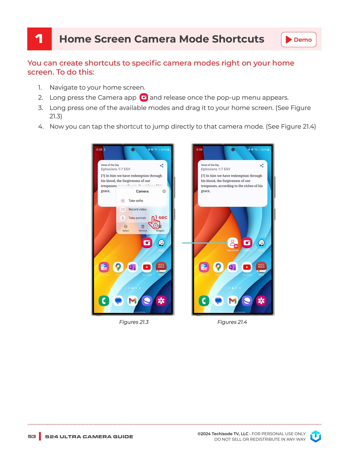Galaxy S24 Ultra Camera Guide (Digital)
