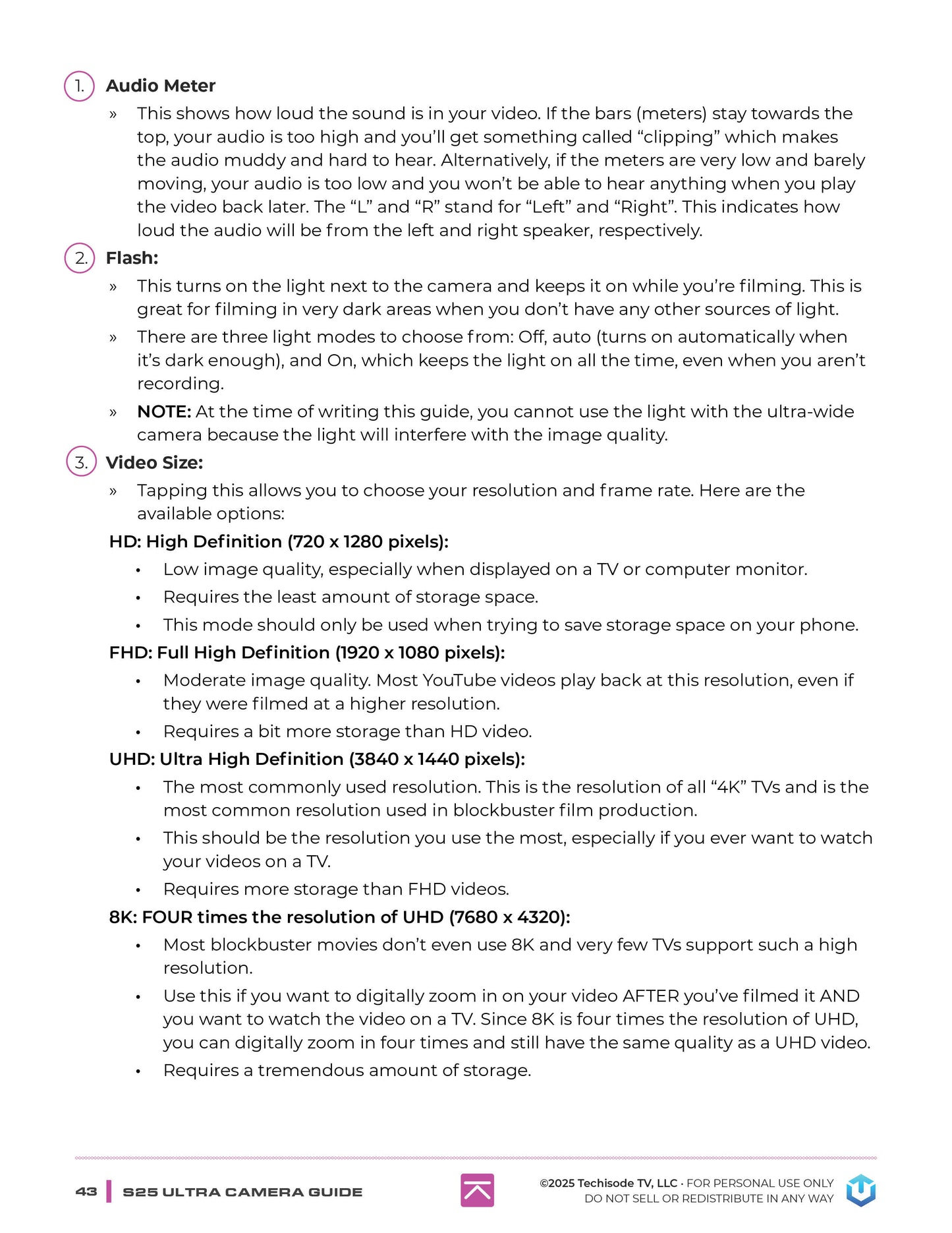 Galaxy S25 Ultra Camera Guide (Digital)
