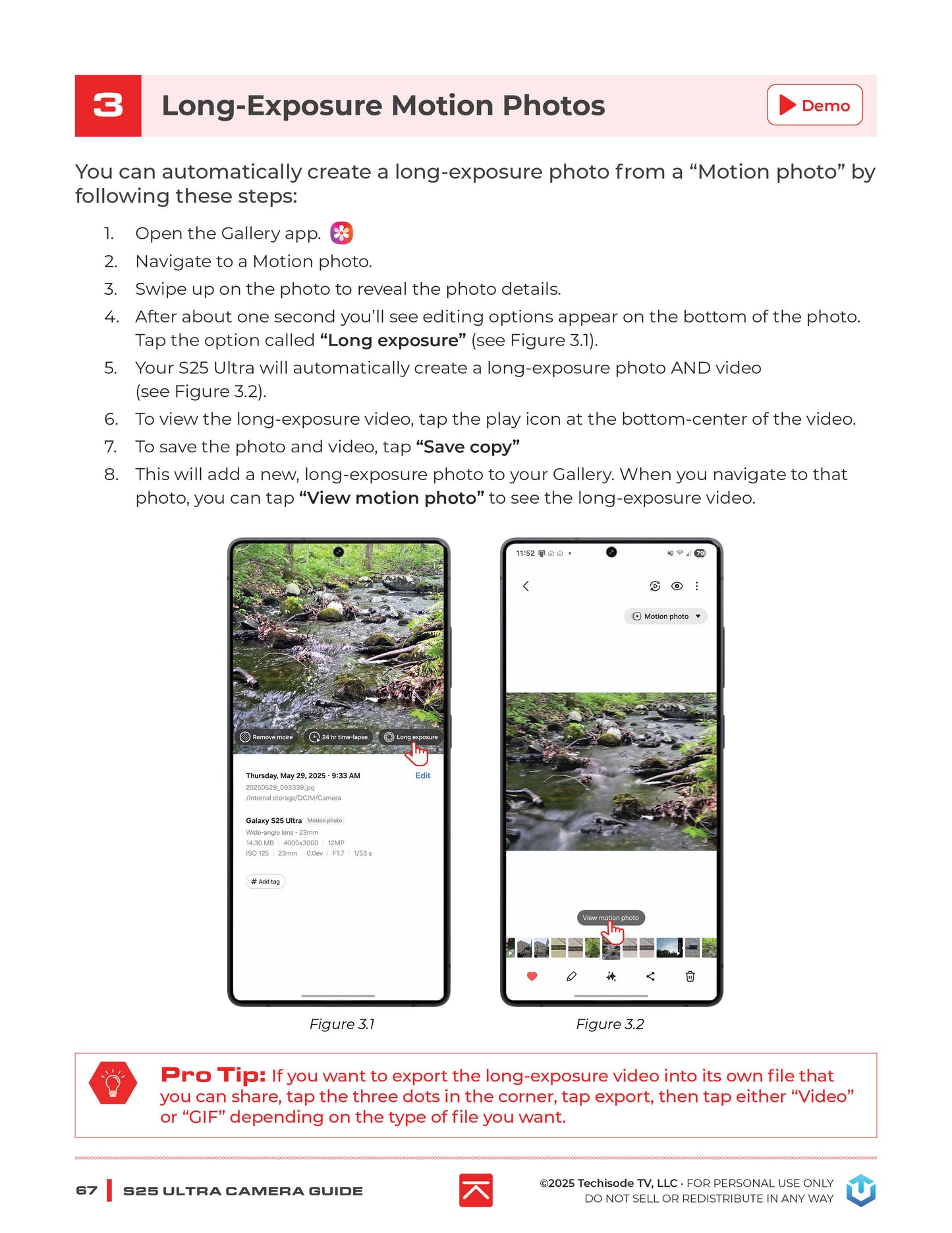 Galaxy S25 Ultra Camera Guide (Digital)