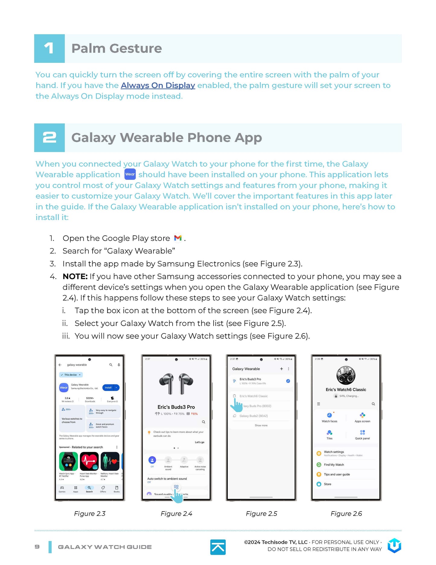 Sample Galaxy Watch Guide