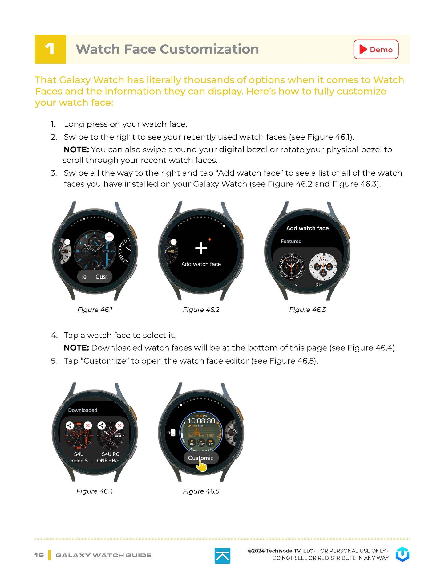 Sample Galaxy Watch Guide