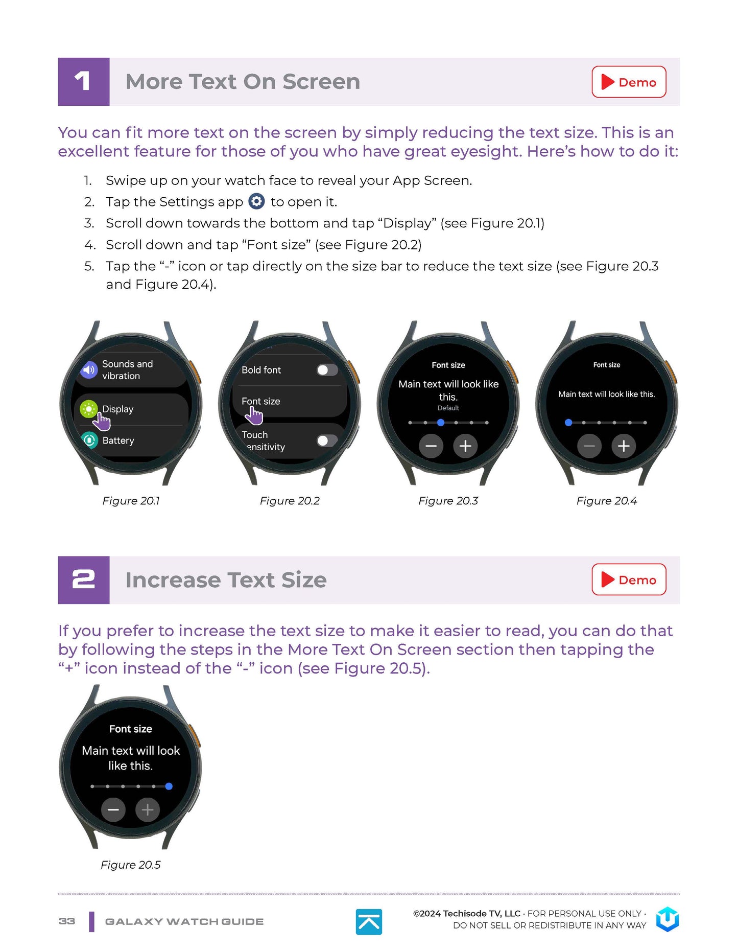 Sample Galaxy Watch Guide