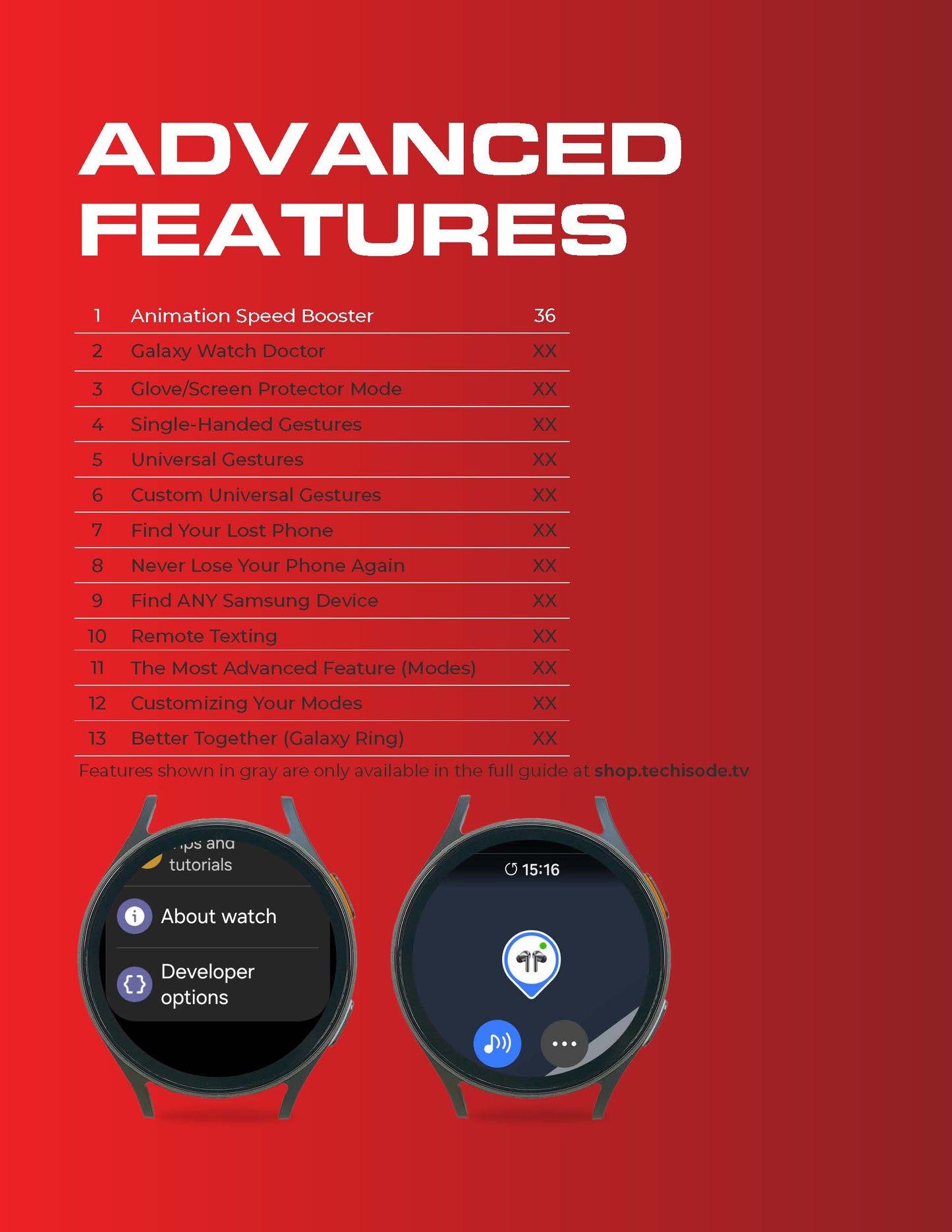 Sample Galaxy Watch Guide