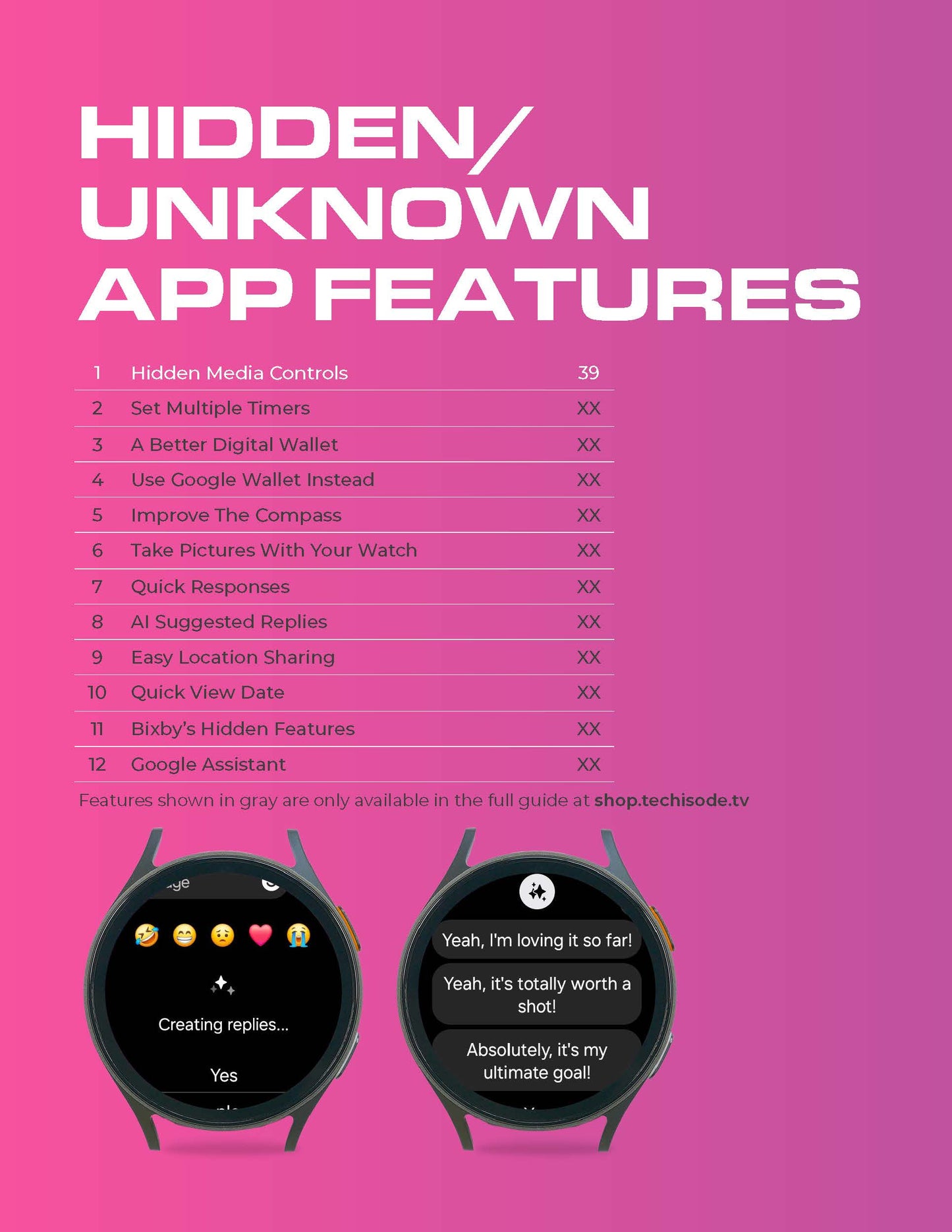 Sample Galaxy Watch Guide
