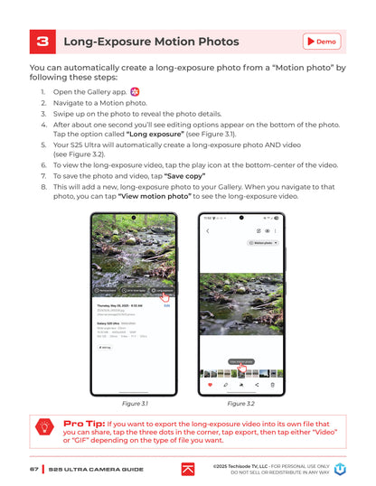 Galaxy S25 Ultra Camera Guide (Digital)