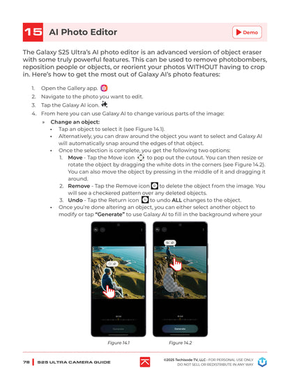 Galaxy S25 Ultra Camera Guide (Digital)